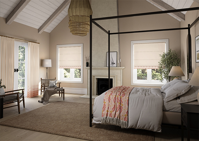 Petal & Block Paisley Mist, Sunset - Twist&Fit Roman Blind - Image 7